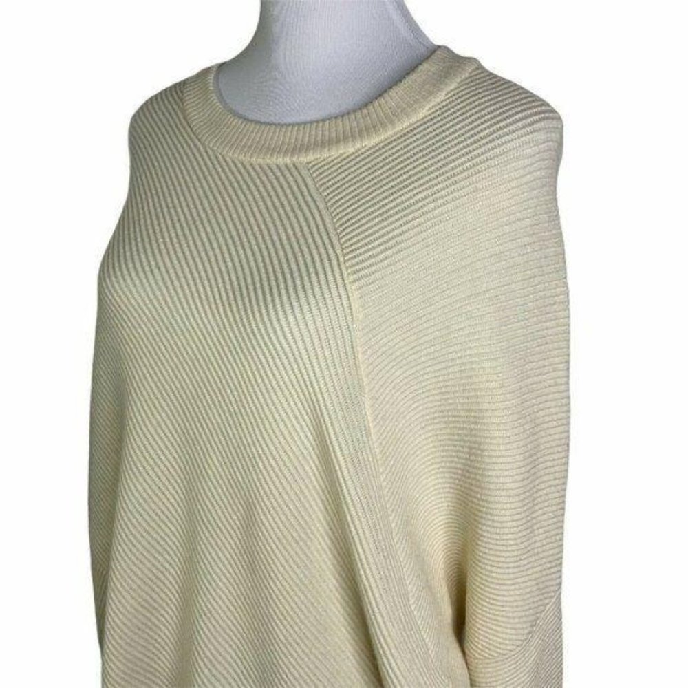 ALLSAINTS  Ribbed Crewneck Asymmetrical Sweater - Picture 7 of 10